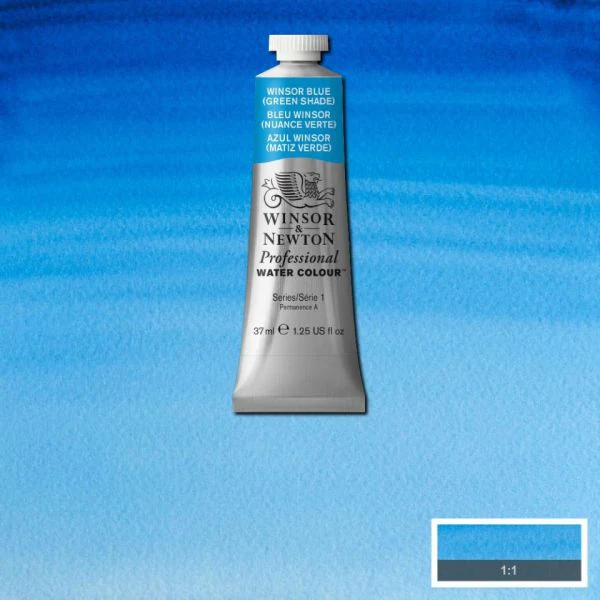 Winsor & Newton Professional Watercolour Paint S1 Winsor Blue Green Shade - Image 6