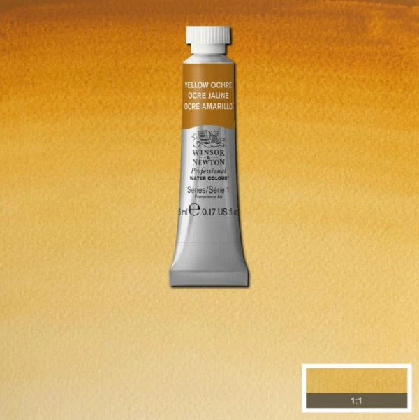 Winsor & Newton Professional Watercolour Paint S1 Yellow Ochre - Image 2