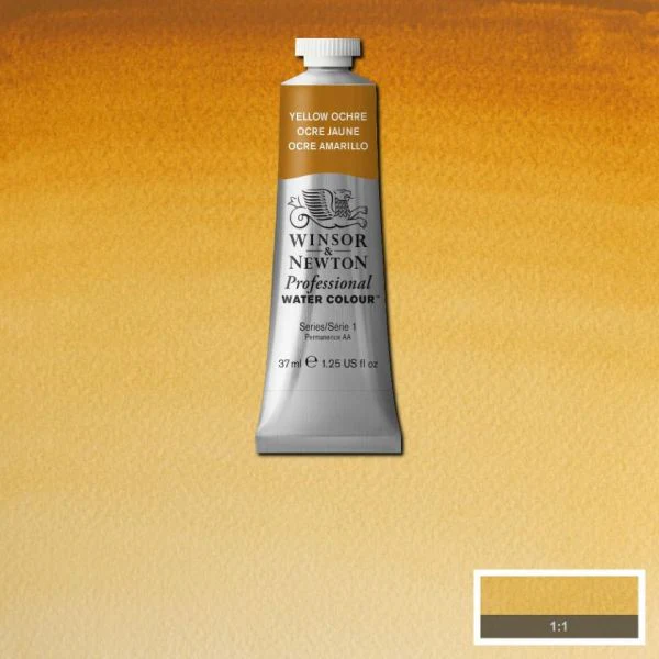 Winsor & Newton Professional Watercolour Paint S1 Yellow Ochre - Image 5