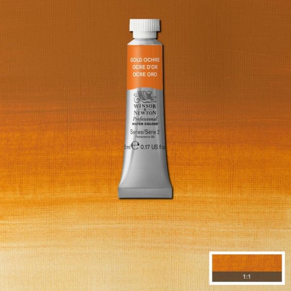 Winsor & Newton Professional Watercolour Paint S2 Gold Ochre
