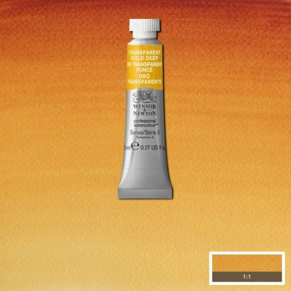 Winsor & Newton Professional Watercolour Paint S3 Quinacridone Gold - Image 2