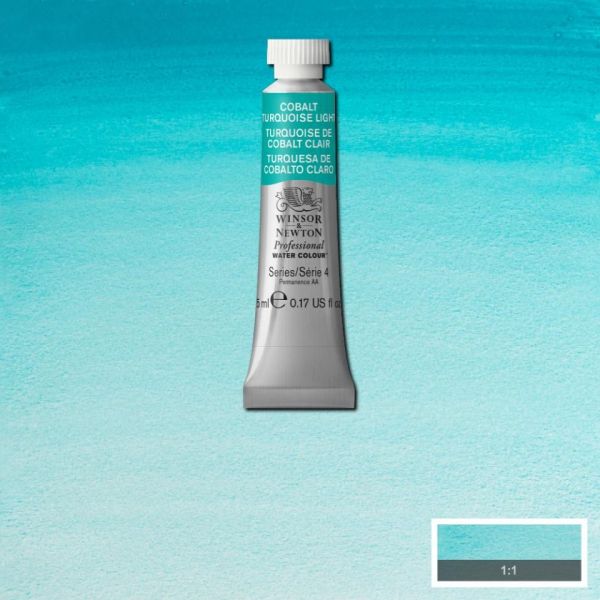 Winsor & Newton Professional Watercolour Paint S4 Cobalt Turquise Light