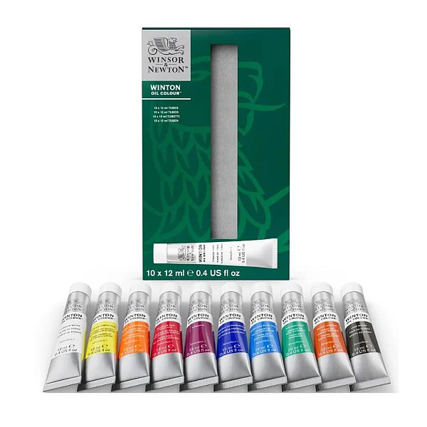 Winsor & Newton Winton Oil Paint 12ml Tubes Set 10