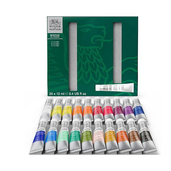 Winsor & Newton Winton Oil Paint 12ml Tubes Set 20