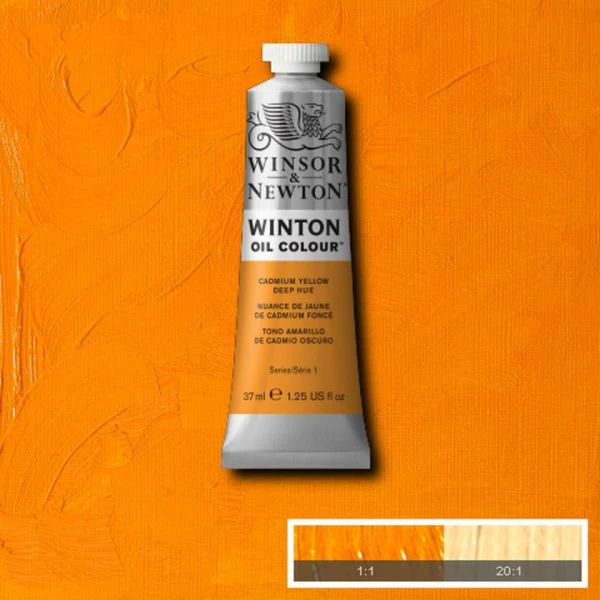 Winsor & Newton Winton Oil Paint Cadmium Yellow Deep Hue