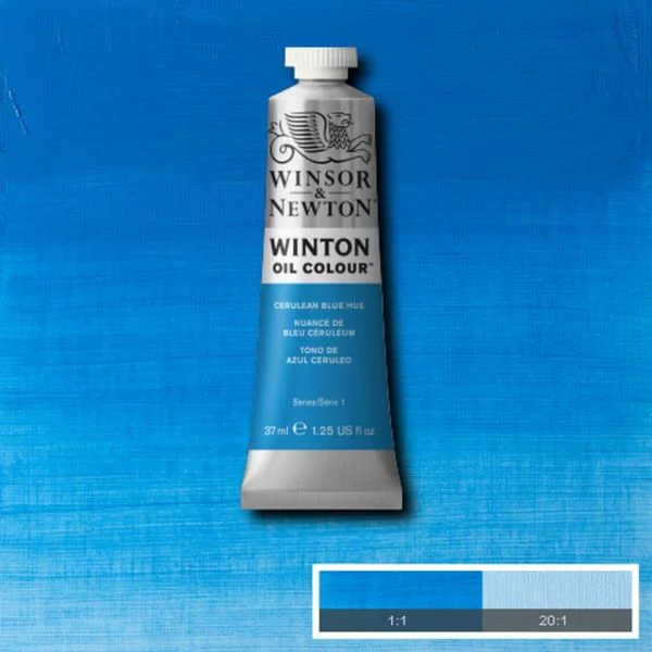 Winsor & Newton Winton Oil Paint Cerulean Blue Hue