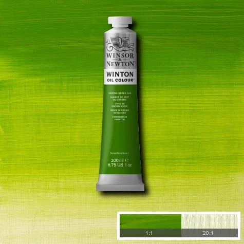 Winsor & Newton Winton Oil Paint Chrome Green Hue