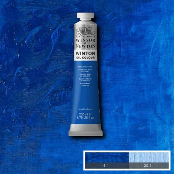Winsor & Newton Winton Oil Paint Cobalt Blue Hue - Image 2