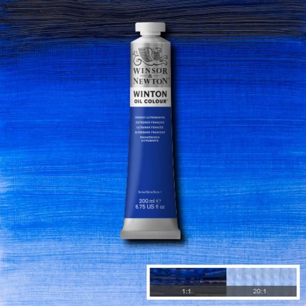 Winsor & Newton Winton Oil Paint French Ultramarine - Image 2