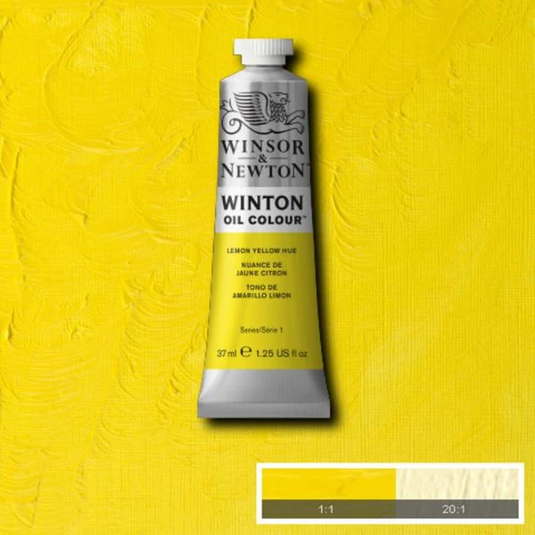 Winsor & Newton Winton Oil Paint Lemon Yellow Hue