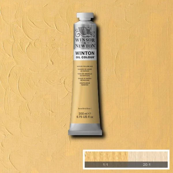 Winsor & Newton Winton Oil Paint Naples Yellow Hue - Image 2