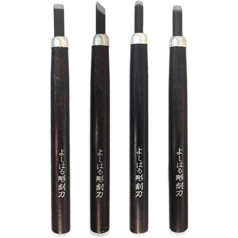 YOSHIHARU HIGH GRADE CARVING TOOL HP-4 SET 4 - Image 2